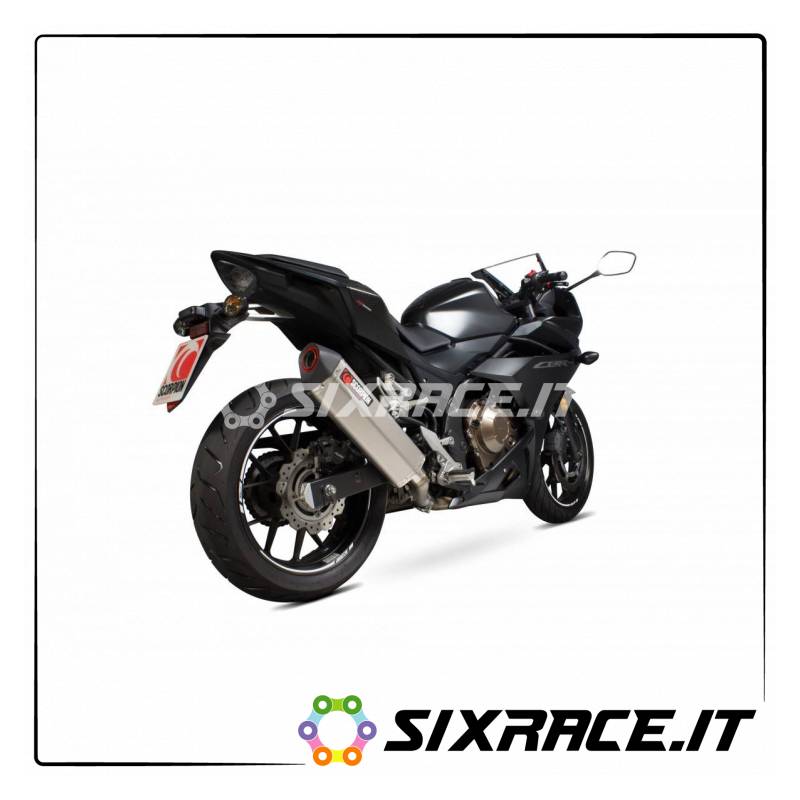 SCORPION HONDA CBR 500 R silencieux 2017-2018 TYPE homologué Serket Parallel