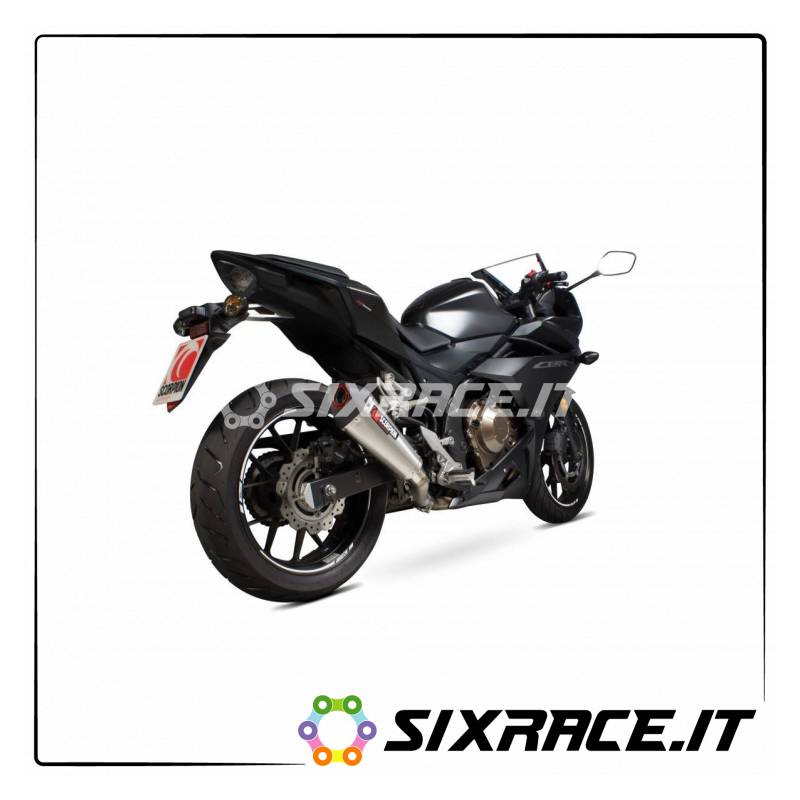 SCORPION HONDA CBR 500 R silencieux 2017-2018 TYPE homologué Serket Taper