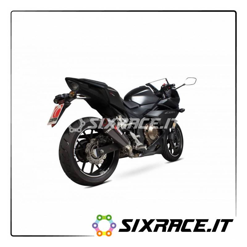 SCORPION HONDA CBR 500 R silencieux 2017-2018 TYPE homologué Serket Taper