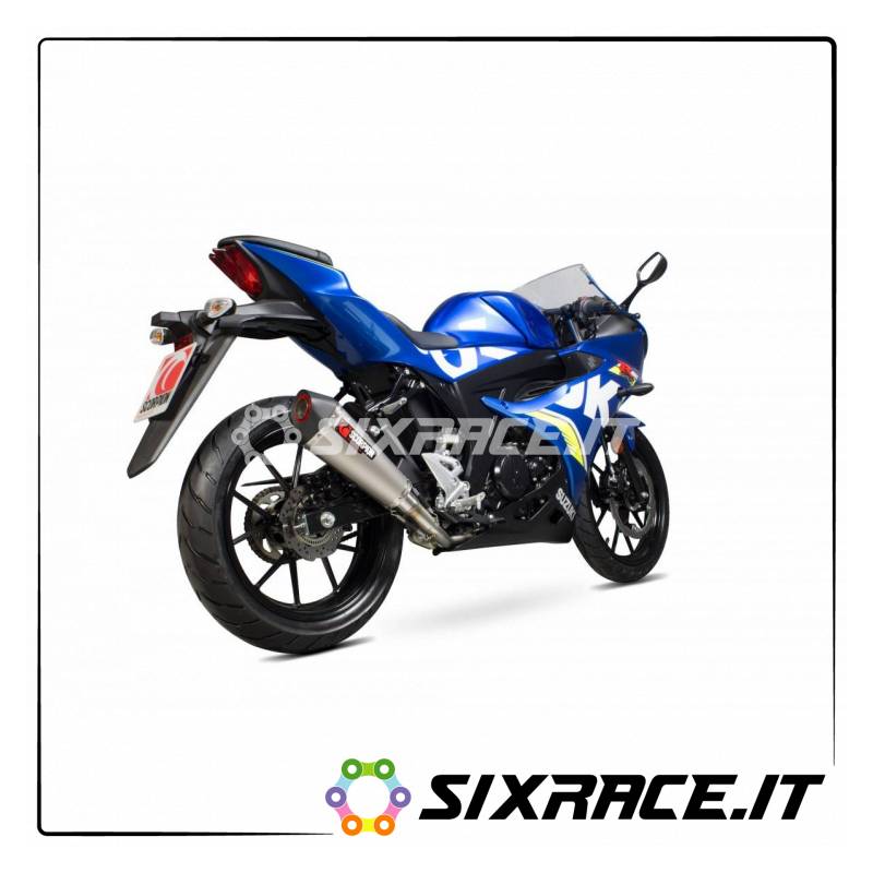 Scarico completo SCORPION SUZUKI GSX-R125 2017-2018 TIPO Serket Taper NON omolog