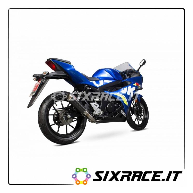 Échappement complet SCORPION SUZUKI GSX-R125 TYPE RP-1 GP 2017-2018 NON approuvé