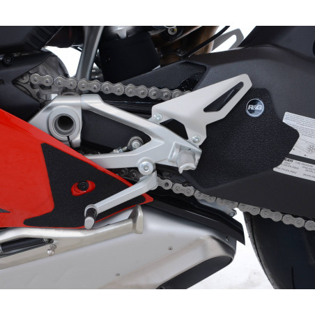 Kit 3pz.adesivi anti-scivolo paratacco DUCATI Panigale V4 / V4S - nero EZBG211BL