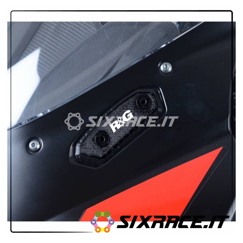 Placchette coprifori specchietti Suzuki GSX-R 125 MBP0031BK RG