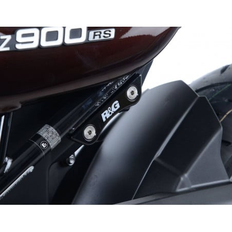 Plaques de cache-trou de repose-pieds arrière (SX) Kawasaki Z900 / Z900RS BLP006