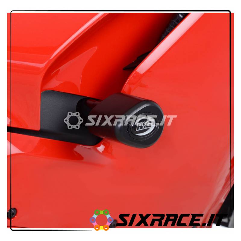 Tamponi / protezioni telaio tipo Aero - Ducati Panigale V4 / V4S / Speciale (for
