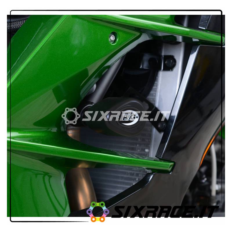 Tamponi / protezioni telaio tipo Aero - Kawasaki H2 SX CP0445BL RG