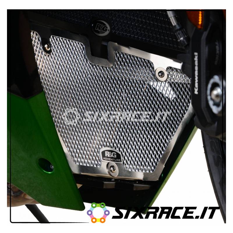 griglia protezione collettori scarico Kawasaki H2 SX - colore titanio
