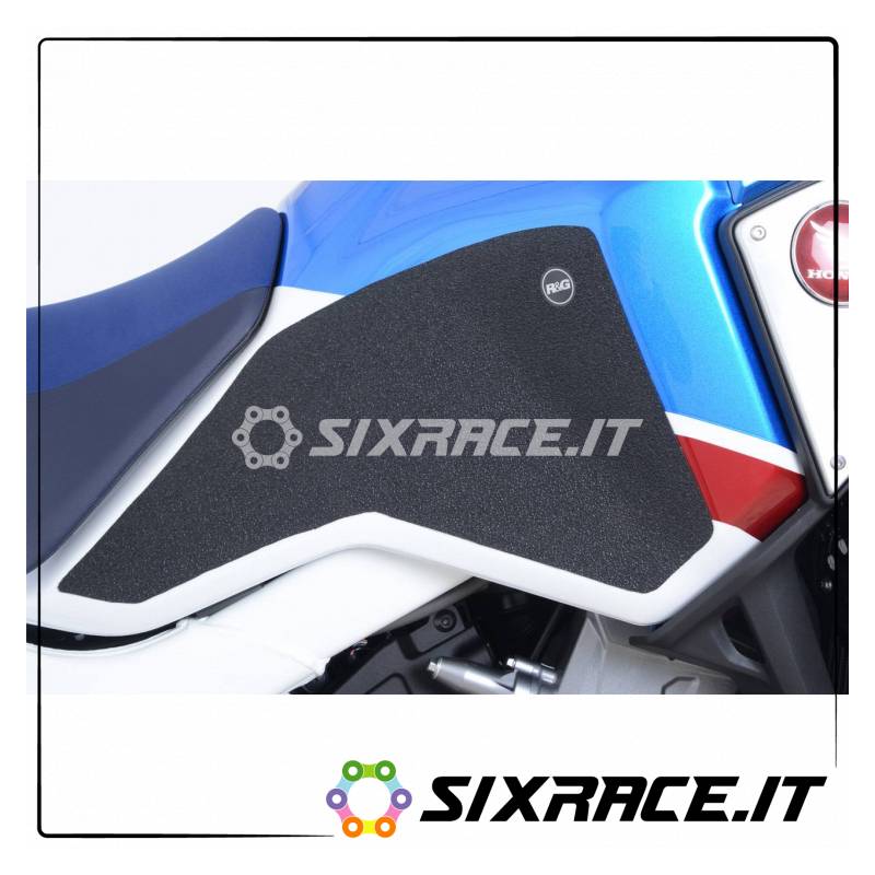 Lot de 2 autocollants de réservoir anti-glisse HONDA Africa Twin Adventure Sports - noir