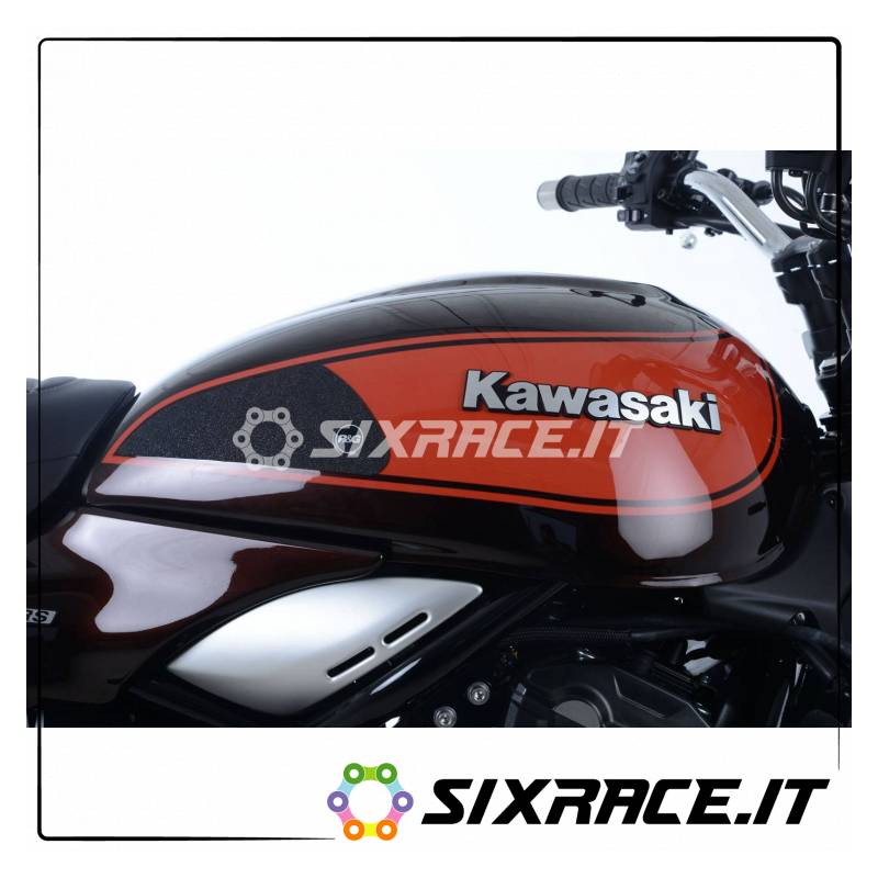Kit 2pz.adesivi anti-scivolo serbatoio KAWASAKI Z900RS - nero EZRG432BL RG