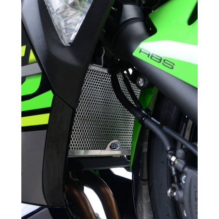 grille de protection de radiateur - Kawasaki Ninja 400 / Ninja 250 18- (couleur verte)