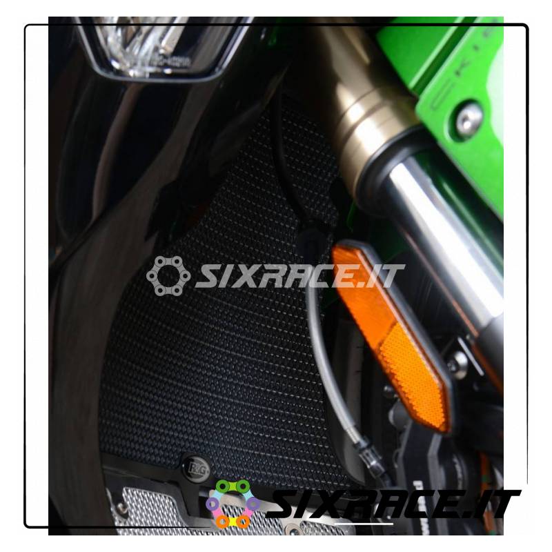 griglia protezione radiatore - Kawasaki H2 SX (colore titanio) RAD0231TI RG