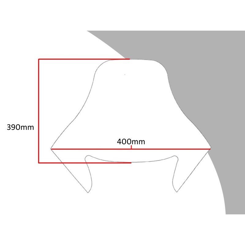 420-B112-000 Cupolino Flip-Up BMW F 650 Enduro 650 1993 1999 POWERBRONZE