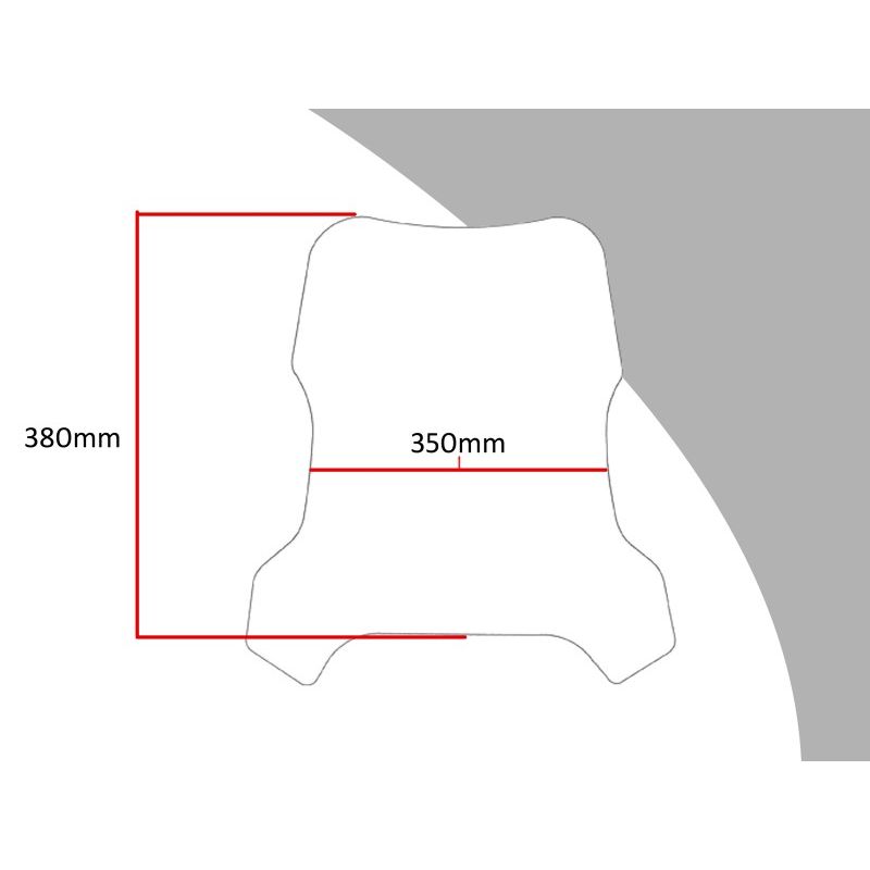 420-B108-001 Cupolino Flip-Up BMW R 80 GS Mystic 800 1991 1995 POWERBRONZE