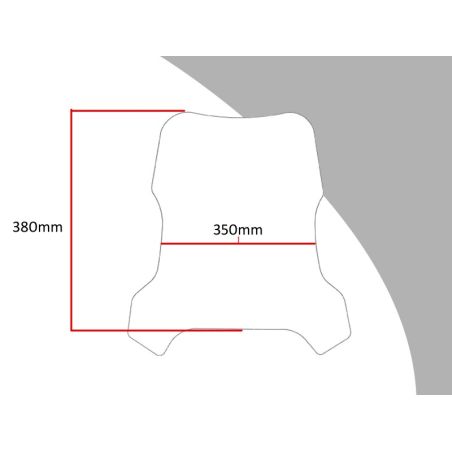 420-B108-001 Cupolino Flip-Up BMW R 80 GS Mystic 800 1991 1995 POWERBRONZE