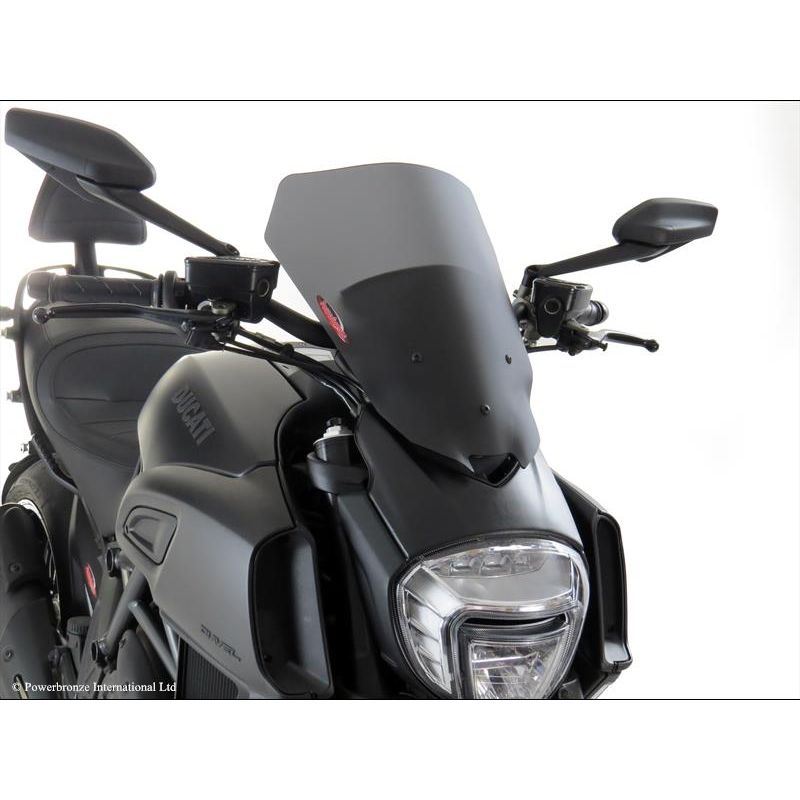430-U185-003 Cupolino Naked - alto DUCATI Diavel 1200 1200 2015 2019 POWERBRONZE