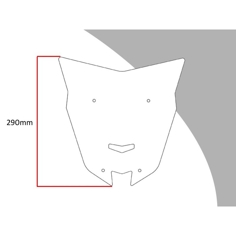 460-Y104-001 Cupolino Adventure Sport YAMAHA Tracer 700 690 2016 2019 POWERBRONZE