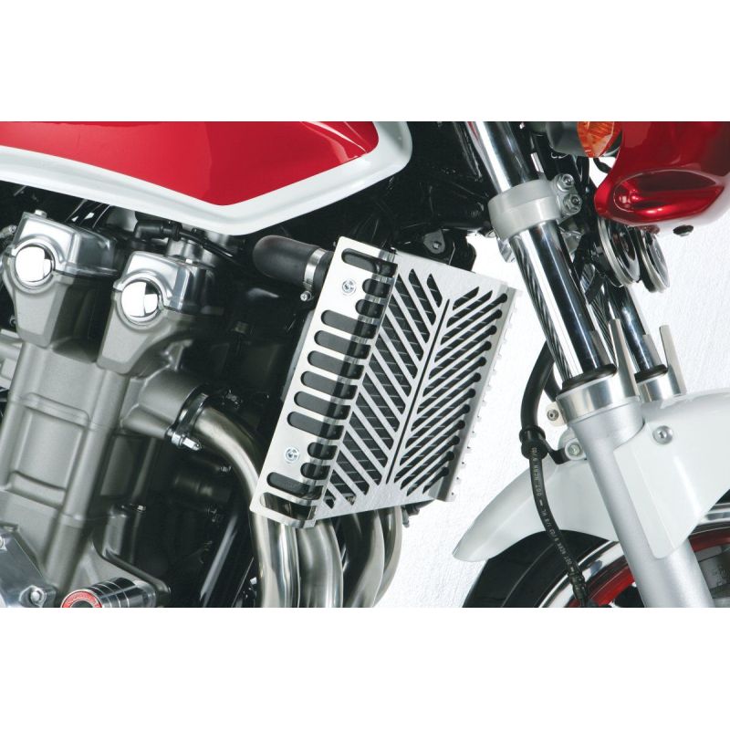 520-H106-400 Griglia Radiatore Acqua Inox HONDA CB 1300 1300 2003 2009 POWERBRONZE