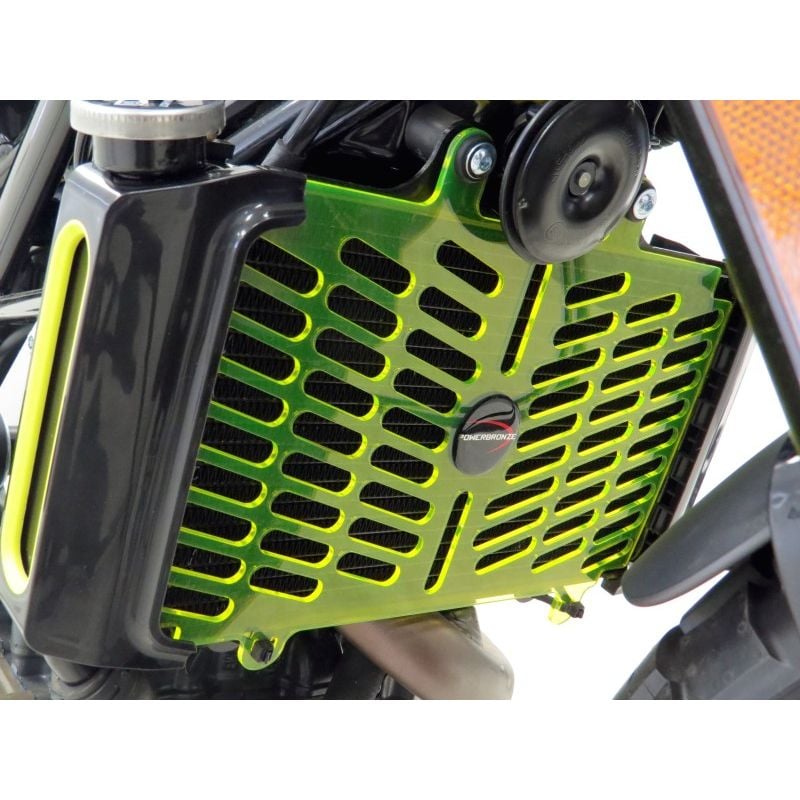 520-HU102-022 Griglia Radiatore Acqua ABS HUSQVARNA Svartpilen 401 400 2018 2024 POWERBRONZE