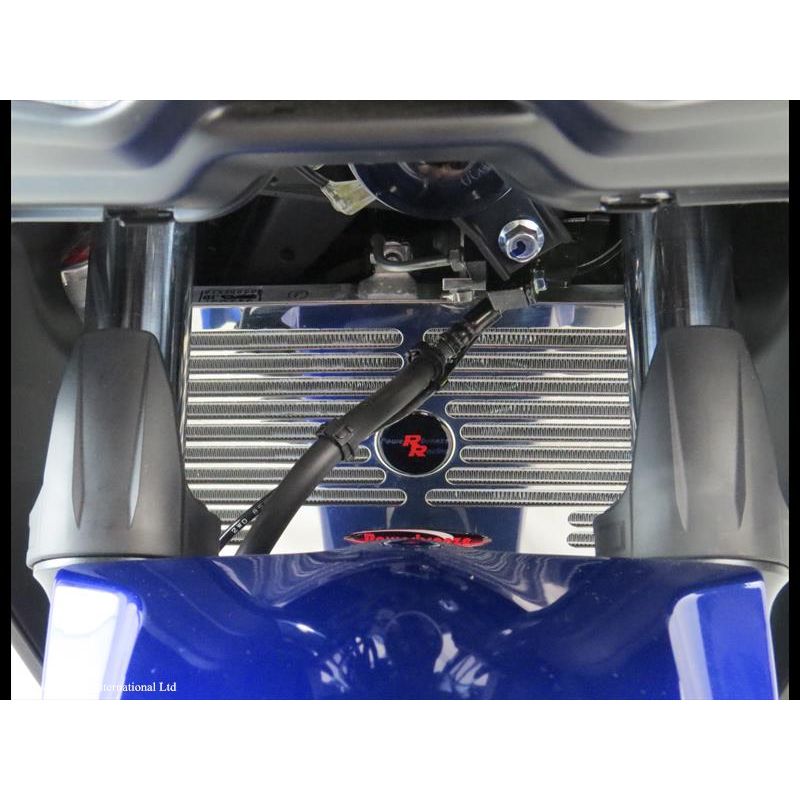 520-Y113-400 Griglia Radiatore Acqua Inox YAMAHA R3 ABS 300 2018 2025 POWERBRONZE