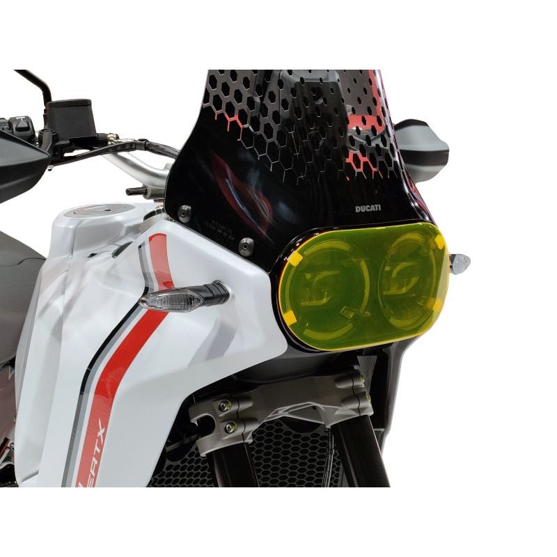 440-D150A-006 Lente coprifaro DUCATI Desert X 950 2022 2025 POWERBRONZE