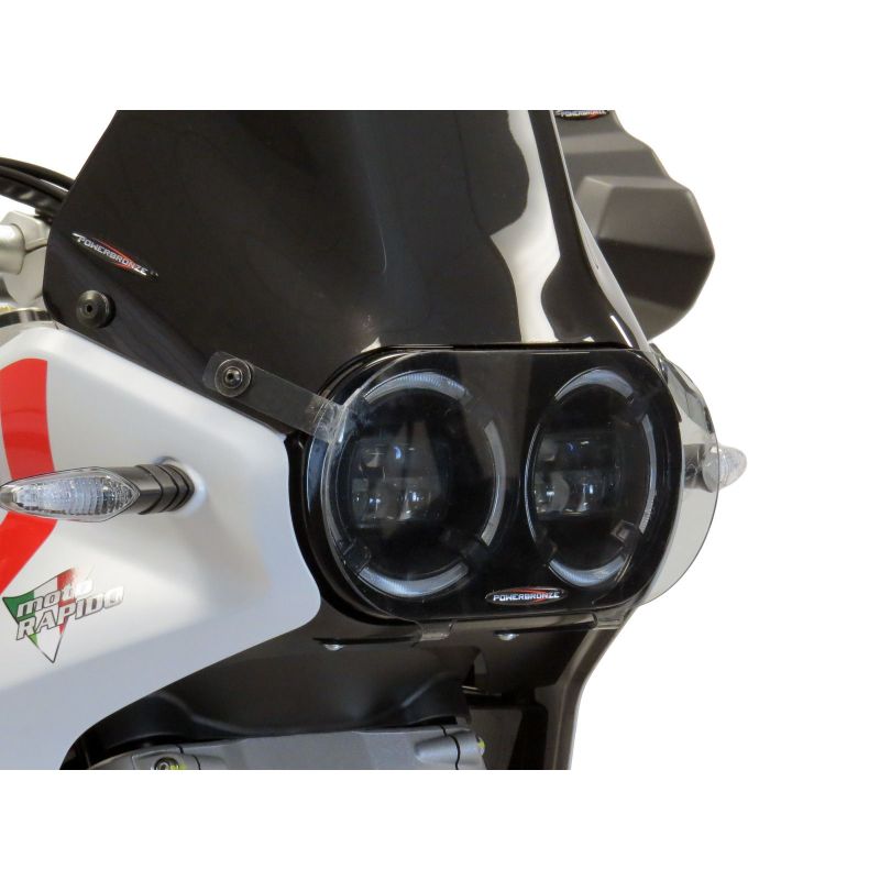 440-D665-001 Lente coprifaro - con supporti DUCATI Desert X 950 2022 2025 POWERBRONZE