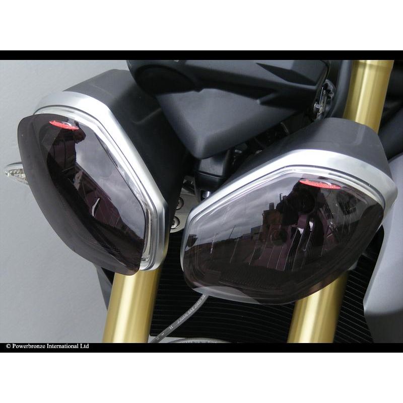 440-T513-006 Lente coprifaro TRIUMPH Speed Triple 1050 R 1050 2012 2015 POWERBRONZE