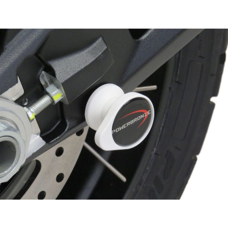 514-D106-007 Protezioni forcellone - coppia DUCATI Desert X 950 2022 2024 POWERBRONZE