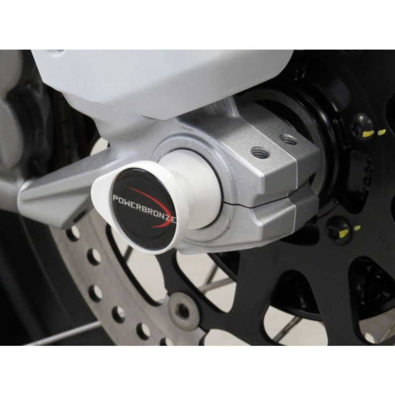 518-D111-008 Protezioni forcella - coppia DUCATI Desert X 950 2022 2024 POWERBRONZE