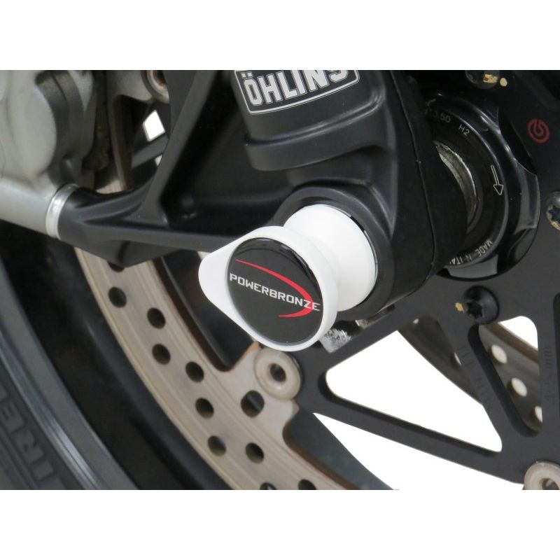 518-D107-004 Protezioni forcella - coppia DUCATI Monster 1200 R 1200 2016 2019 POWERBRONZE