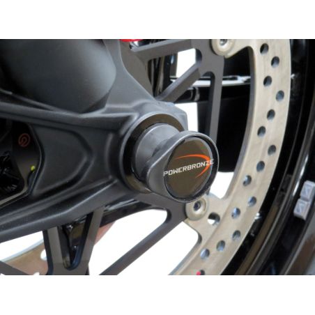 518-D108-006 Protezioni forcella - coppia DUCATI Multistrada V4 / S / RS 1100 2021 2025 POWERBRONZE