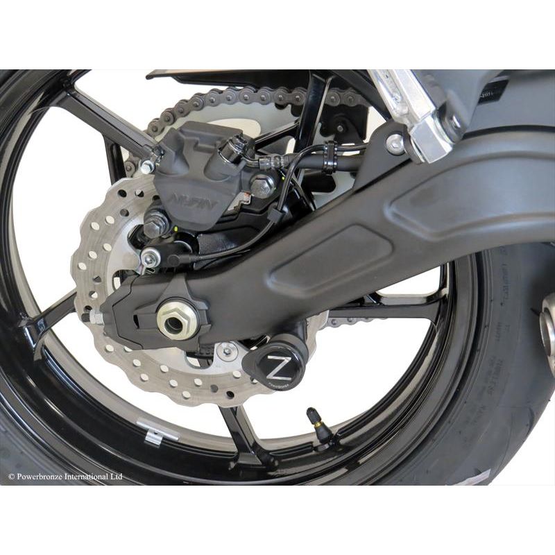 514-K127-007 Protezioni forcellone - coppia KAWASAKI Z 650 650 2017 2019 POWERBRONZE