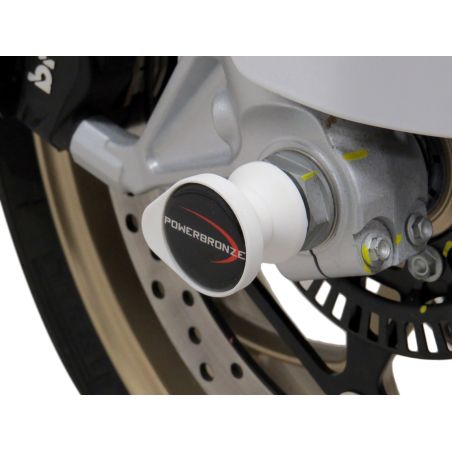 518-M102-006 Protezioni forcella - coppia MOTO GUZZI V100 Mandello S 1000 2023 2025 POWERBRONZE