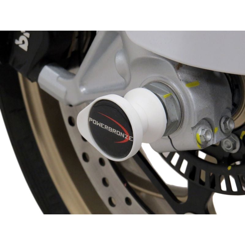 518-M102-008 Protezioni forcella - coppia MOTO GUZZI V100 Mandello S 1000 2023 2025 POWERBRONZE