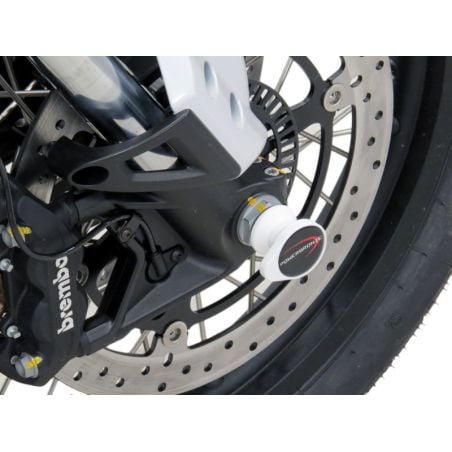 518-M101-003 Protezioni forcella - coppia MOTO GUZZI V85 TT / Travel 850 2019 2025 POWERBRONZE