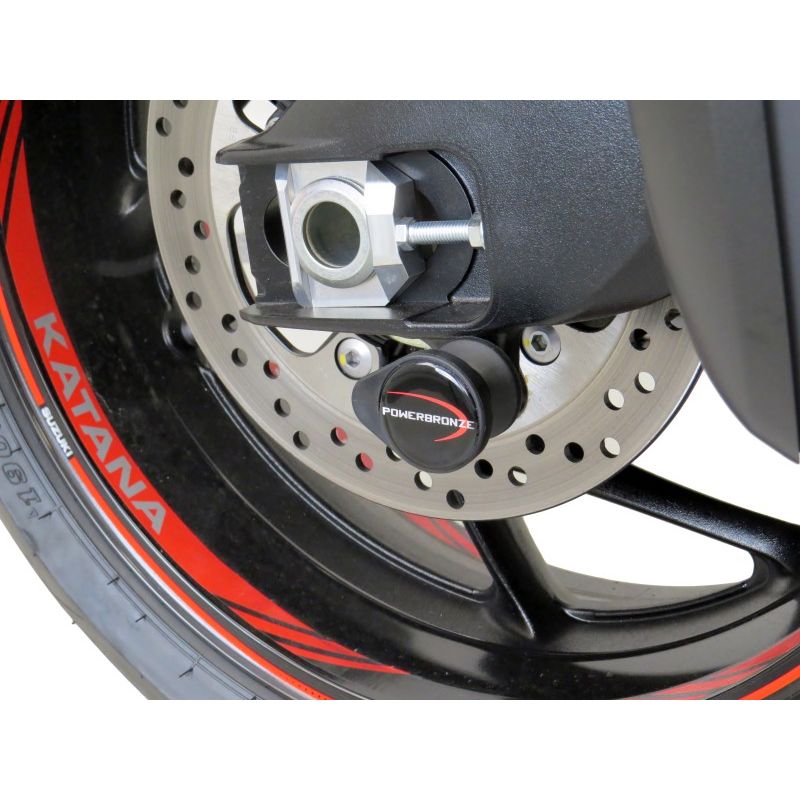 514-S123-004 Protezioni forcellone - coppia SUZUKI Katana 1000 2019 2024 POWERBRONZE