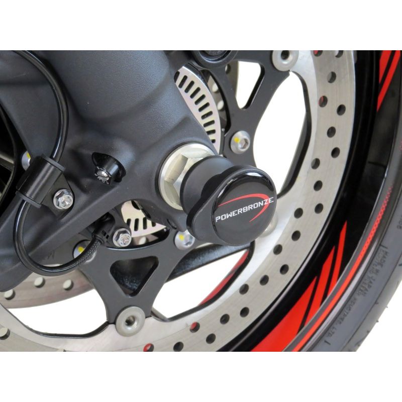 518-S111-011 Protezioni forcella - coppia SUZUKI Katana 1000 2019 2024 POWERBRONZE