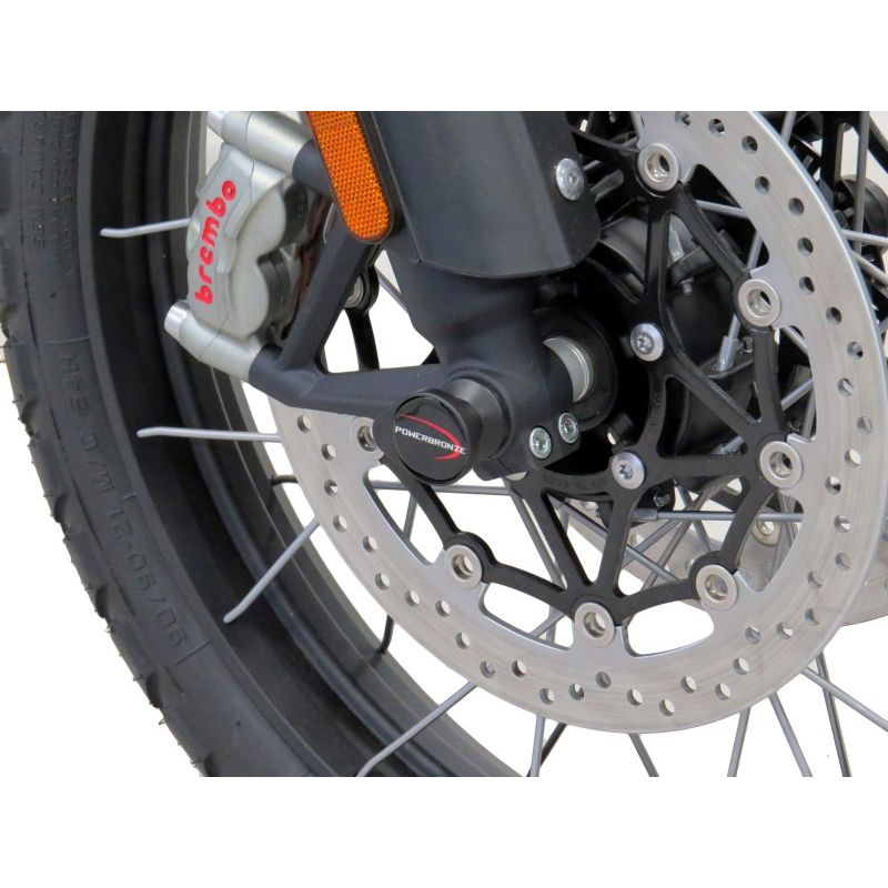 518-T108-007 Protezioni forcella - coppia TRIUMPH Scrambler 1200 XC 1200 2019 2023 POWERBRONZE