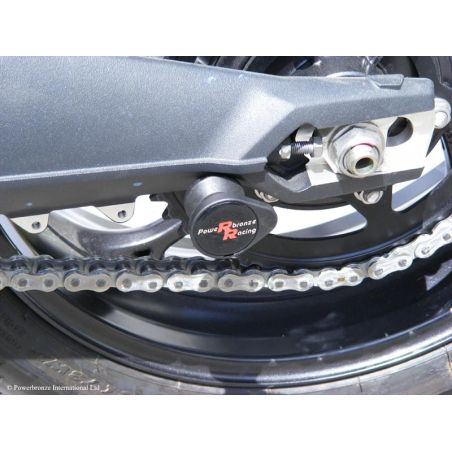 514-T106-006 Protezioni forcellone - coppia TRIUMPH Street Triple 675 R 675 2013 2017 POWERBRONZE