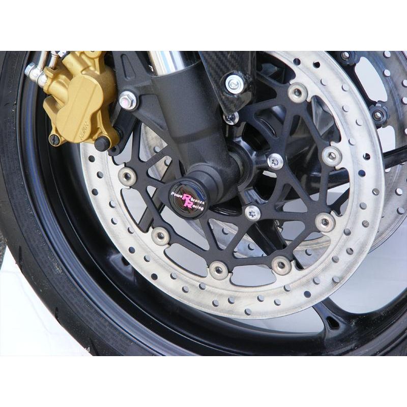 518-T104-006 Protezioni forcella - coppia TRIUMPH Street Triple 675 R 675 2013 2017 POWERBRONZE