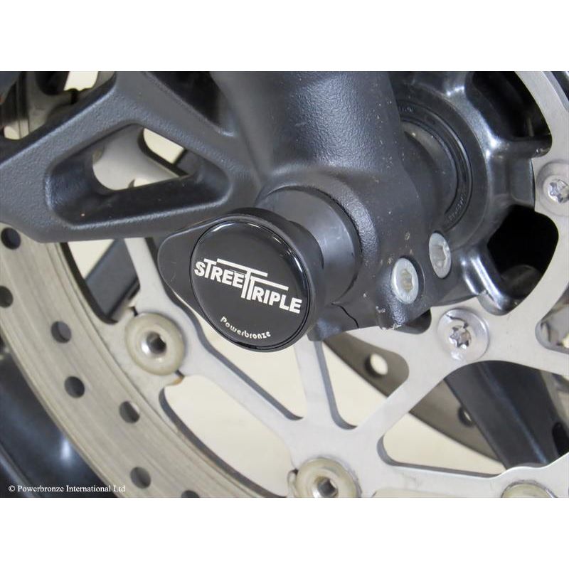 518-T106-006 Protezioni forcella - coppia TRIUMPH Street Triple 765 S 765 2017 2019 POWERBRONZE