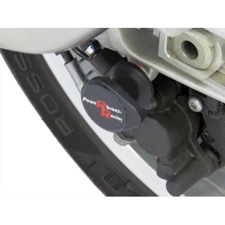 514-T107-008 Protezioni forcellone - coppia TRIUMPH Thruxton 1200 R 1200 2016 2023 POWERBRONZE
