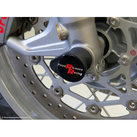 518-T105-008 Protezioni forcella - coppia TRIUMPH Thruxton 1200 R 1200 2016 2023 POWERBRONZE