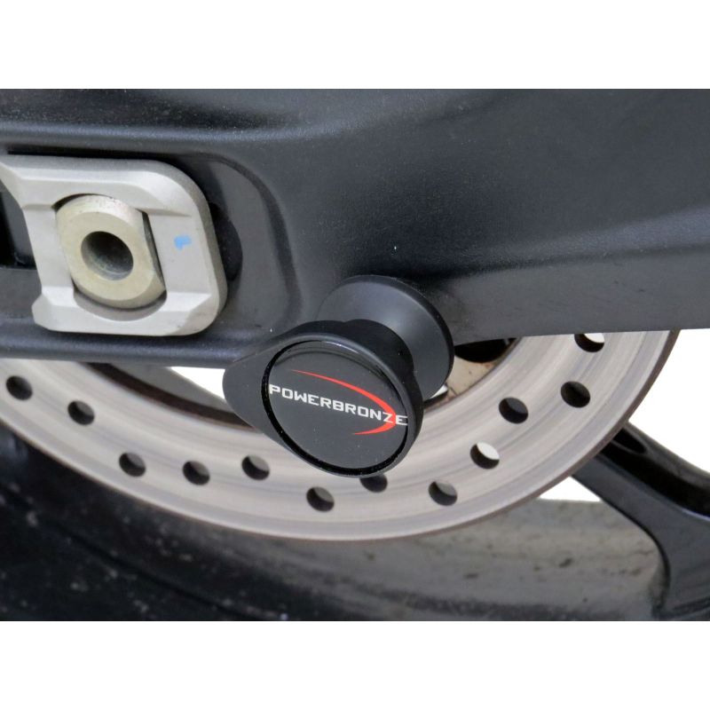 514-T111-006 Protezioni forcellone - coppia TRIUMPH Tiger 660 Sport 660 2022 2024 POWERBRONZE