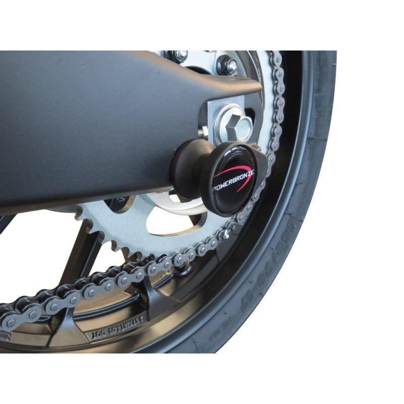 514-Y117-006 Protezioni forcellone - coppia YAMAHA MT-125 ABS 125 2020 2024 POWERBRONZE