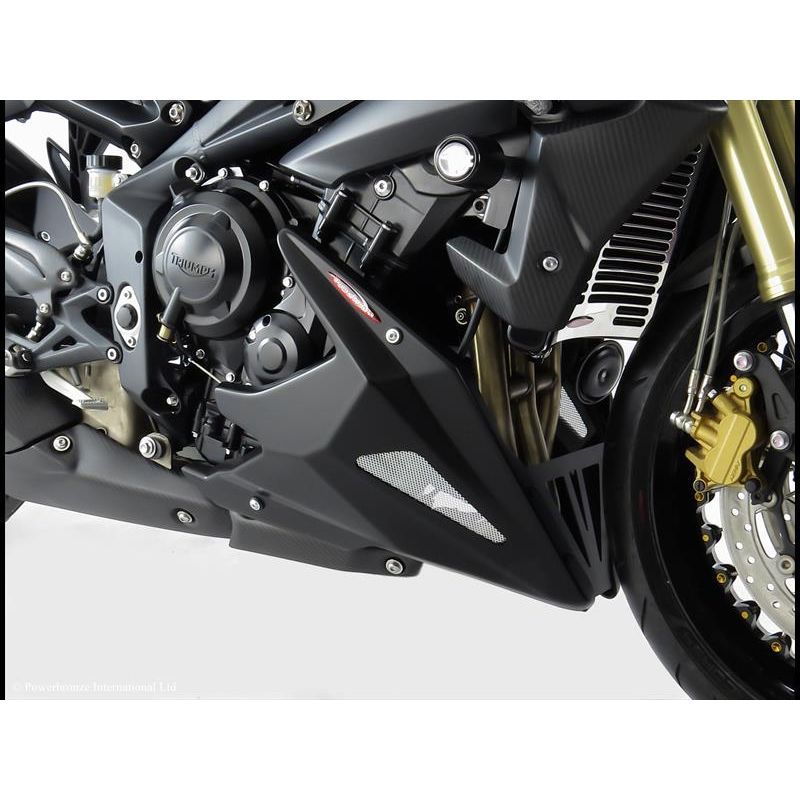 320-T102-603 Puntale Motore in ABS TRIUMPH Street Triple 765 RS 765 2017 2024 POWERBRONZE