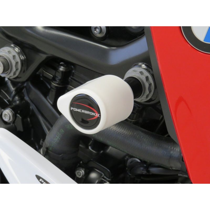 513-B110-007 Tamponi telaio - coppia BMW F 900 R 900 2020 2025 POWERBRONZE