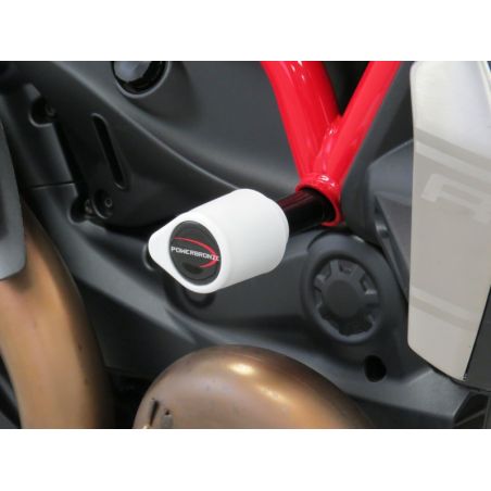 513-D110-007 Tamponi telaio - coppia DUCATI Monster 821 820 2014 2020 POWERBRONZE