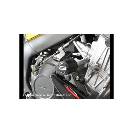 513-H124-004 Tamponi telaio - coppia HONDA CB 650 F 650 2014 2019 POWERBRONZE