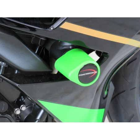 513-K147-003 Tamponi telaio - coppia KAWASAKI Ninja 500 / SE 500 2024 2025 POWERBRONZE