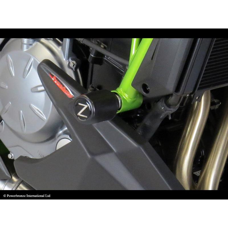513-K138-003 Tamponi telaio - coppia KAWASAKI Z 650 RS 650 2022 2025 POWERBRONZE